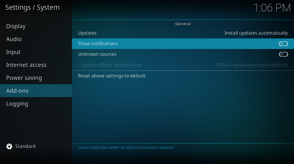 Configure kodi step 03 screenshot