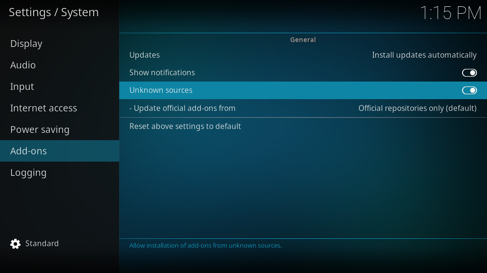 Configure kodi step 06 screenshot